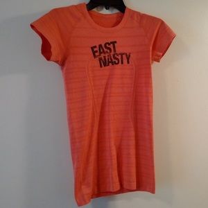 Lululemon salmon colored shirt